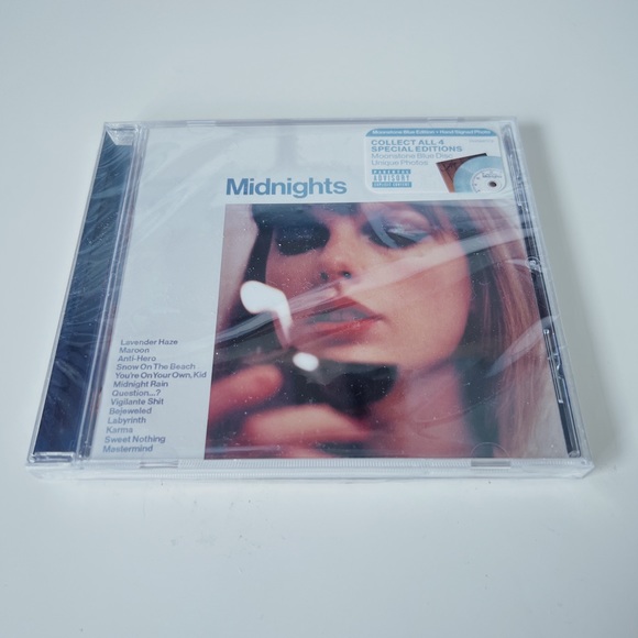 Taylor Swift Midnights — moonstone edition — hand signed, autographed, SEALED - Picture 2 of 6